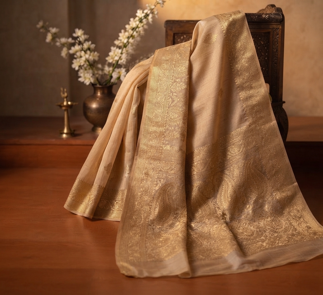 Meher Tussar Silk Saree